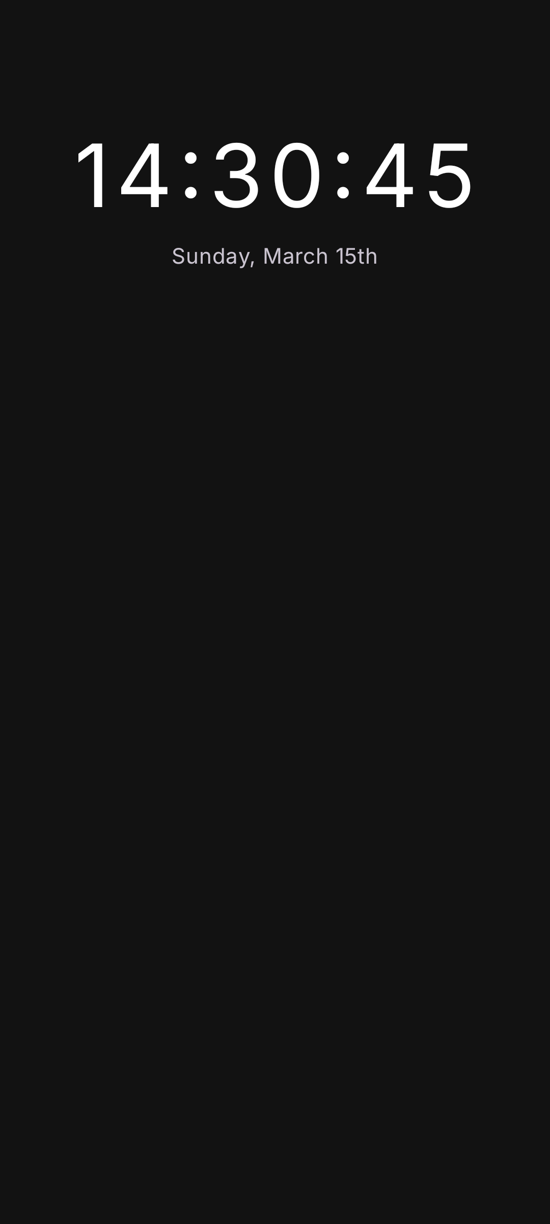 Minimal Clock
